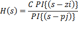 CTLE_SDomain_transfer_function